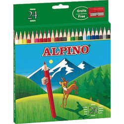 Lapices de colores Alpino (estuche de 24 colores)