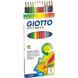 Lapices de colores GIOTTO Stilnovo (estuche de 12 colores)