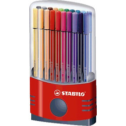 Rotuladores Stabilo Pen 68 Color Parade (estuche de plástico de 20 colores)