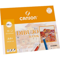 Pack de 10 hojas de dibujo A4 Canson