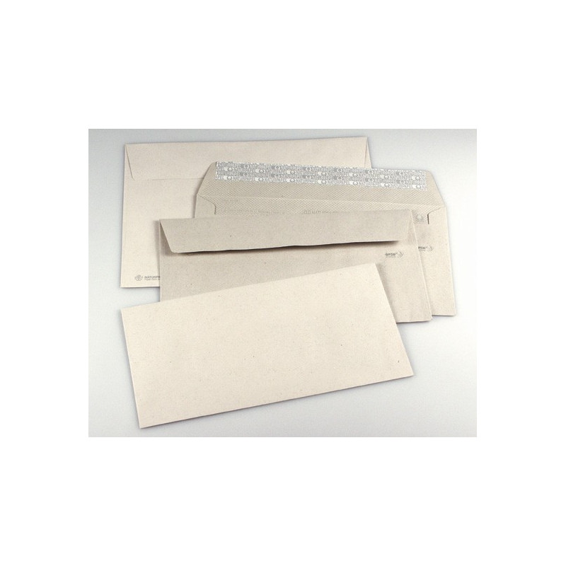 Sobre americano Autodex papel reciclado ventana izquierda (500 U