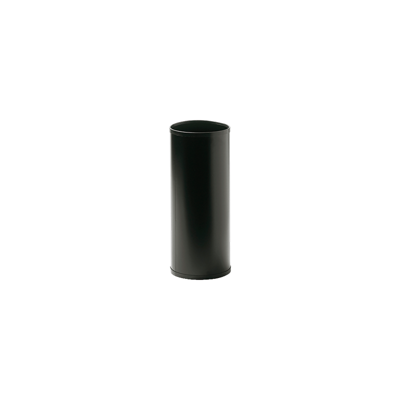 Paragüero metálico con recogeaguas en le interior  color negro