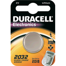 Packde 1 pila de boton Duracell CR2032