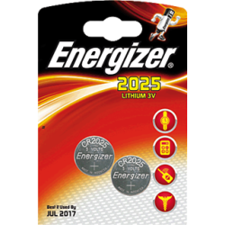 Pack de 2 pilas de boton Energizer CR2025