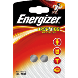 Pack de 2 pilas de boton Energizer I89/LR54