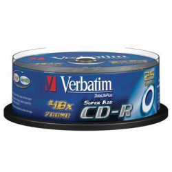 PACK DE 25 CD-R VERBATIM 52x 700 MB SPINDLE