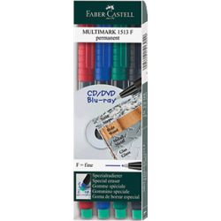 Marcador Faber Castell Multimark Permanent  Pack 4 uni