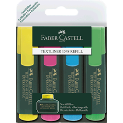 Marcador fluorescente Faber-Castell Textliner 48 Pack 4 