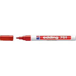 Marcador EDDING 751 tinta Rojo