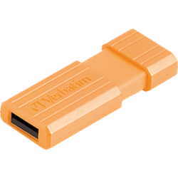 Memoria USB Verbatim Store n go PinStripe 8 GB  naranja