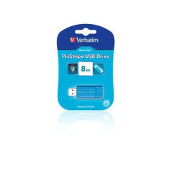 Memoria USB Verbatim Store n go PinStripe 8 GB  azul