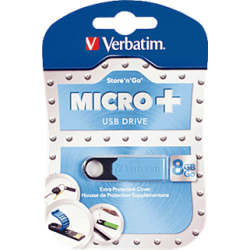 Memoria USB Micro Plus Azul 8 GB