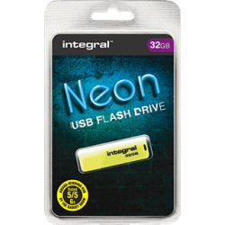 Memoria USB Neon 32 GB Amarillo