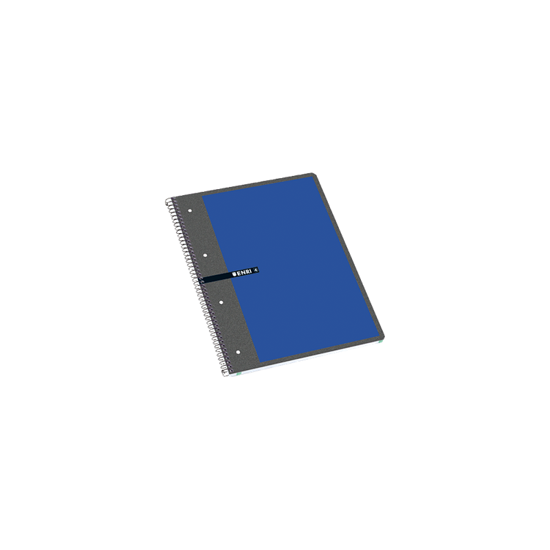 Cuaderno ENRI microperforado con tapa blanda, tamaño A4 cuadricula de 5 mm.