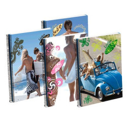 Cuaderno Life Style tapas extraduras Din A4+ de 1 raya horizontal