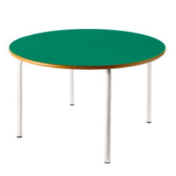 Mesa circular escolar color verde preescolar altura de 54 cm