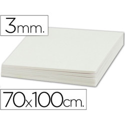  Cartón pluma Liderpapel de 3 mm. 70 x 100 cm. Blanco (10 uds.)