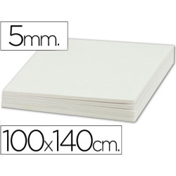  Cartón pluma Liderpapel de 5 mm. 100 x 140 cm. Blanco (5 uds.)