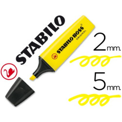 Marcador fluor Stabilo Boss amarillo