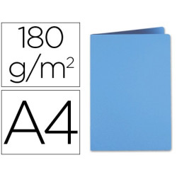 Subcarpeta de cartulina 180 A4 Azul (50 uds.)
