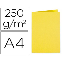Subcarpetas de 250 grs. tamaño folio color Amarillo (100 unds.)