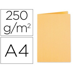 Subcarpetas de 250 grs. tamaño folio color Crema (100 unds.)