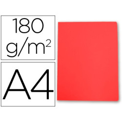 Subcarpetas de archivo 180 grs. A-4 Rojo pastel