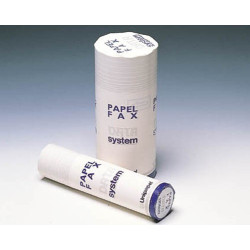 12 Rollos de papel para Fax de 30 m de largo y 210 mm de ancho.