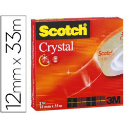 Cinta adhesiva Supertransparente Scotch 12 mm. x 33 m.