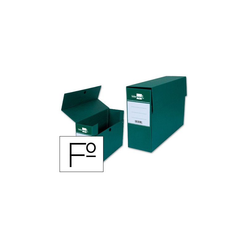 Caja de transferencia tamaño folio color verde