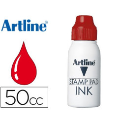 Tinta para sellos y tampones Artline color Rojo
