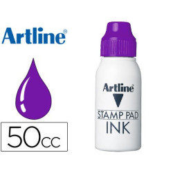 Tinta para sellos y tampones Artline color Violeta
