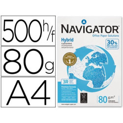  Papel Navigator Hybrid A-4 de 80 grs. (1 Caja)