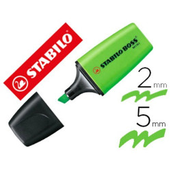 Marcador fluor Stabilo Boss Mini verde