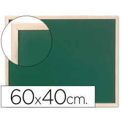  Pizarra verde con marco de madera de 60 x 40 cm.