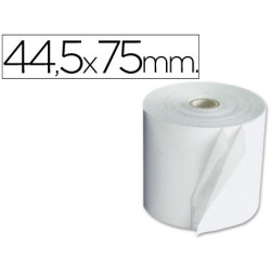 Rollos para TPV de papel  normal 44,5 X 75 mm. (10 rollos)