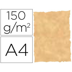 Papel pergamino A4 parchment color ocre