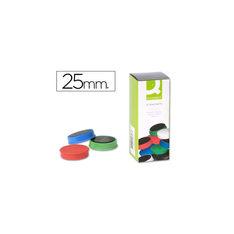 Imanes de 25 mm. en colores ¡¡ Ideales para pizarra magnética !!