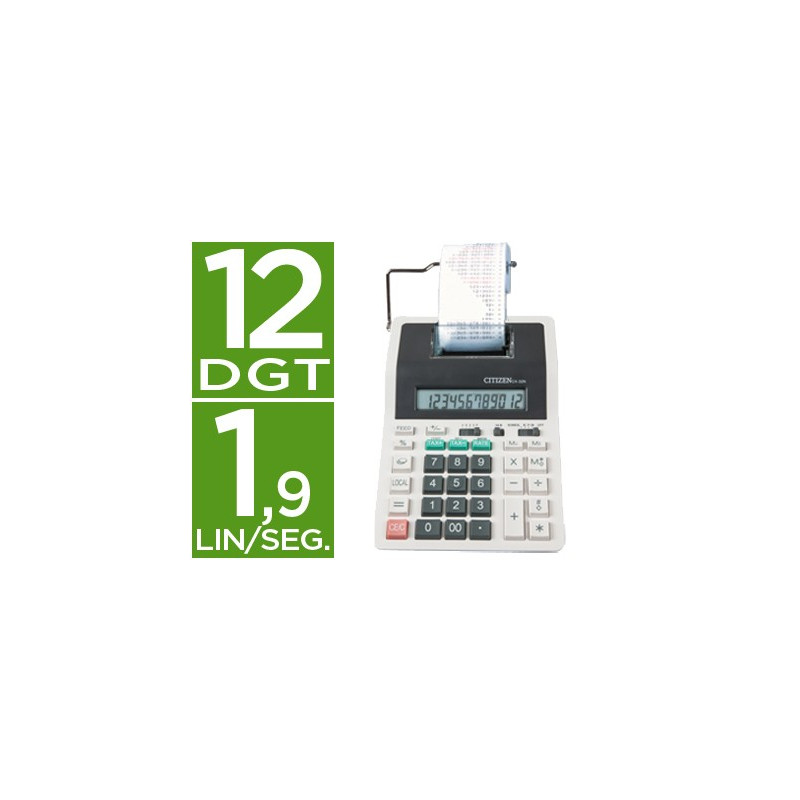 Calculadora con impresora CITIZEN CX-32N 12 digitos