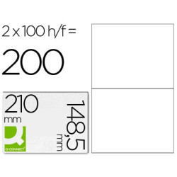 Caja de etiquetas adhesivas de 210 x 148,5 mm. 100 hojas