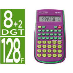 Calculadora cientifica CITIZEN SR-135F color violeta