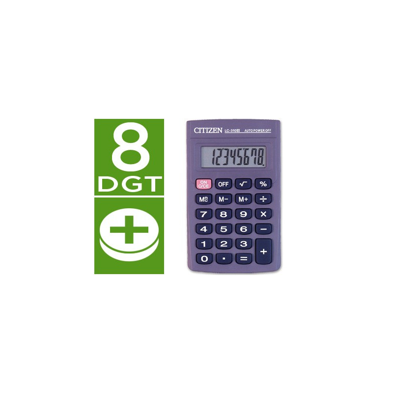 Calculadora de bolsillo Citizen LC-310N 