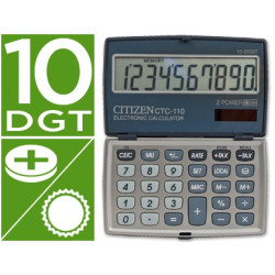 Calculadora de bolsillo Citizen CTC-110 color Plata