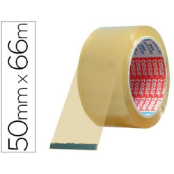  Cinta de embalaje PVC Transparente extrafuerte de 66 m. x 50 mm. 