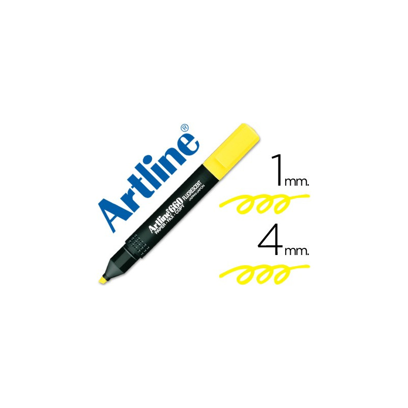Marcador fluorescente Artline EK-660 amarillo