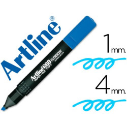 Marcador fluorescente Artline EK-660 azul