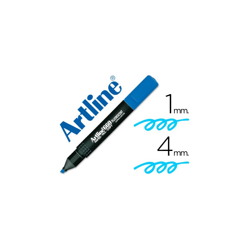 Marcador fluorescente Artline EK-660 azul