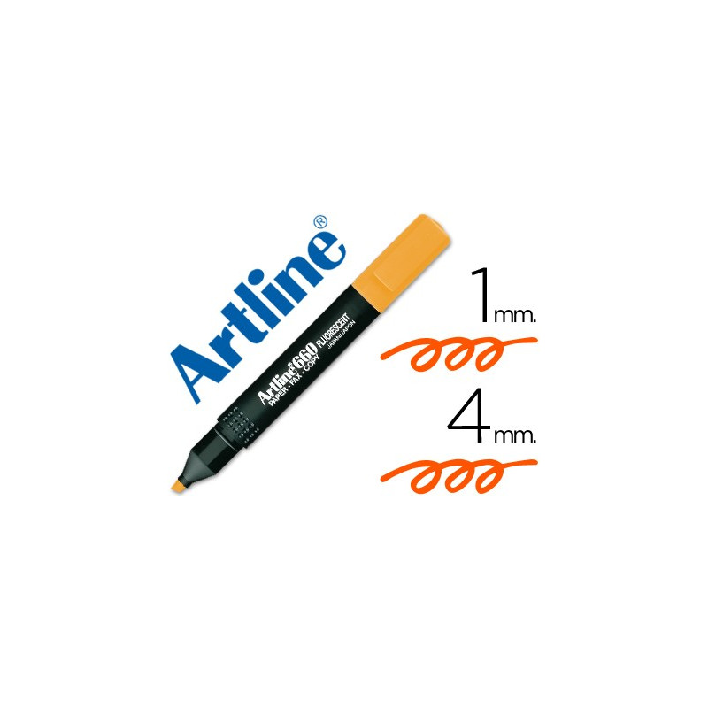 Marcador fluorescente Artline EK-660 naranja