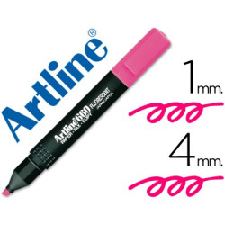 Marcador fluorescente Artline EK-660 rosa