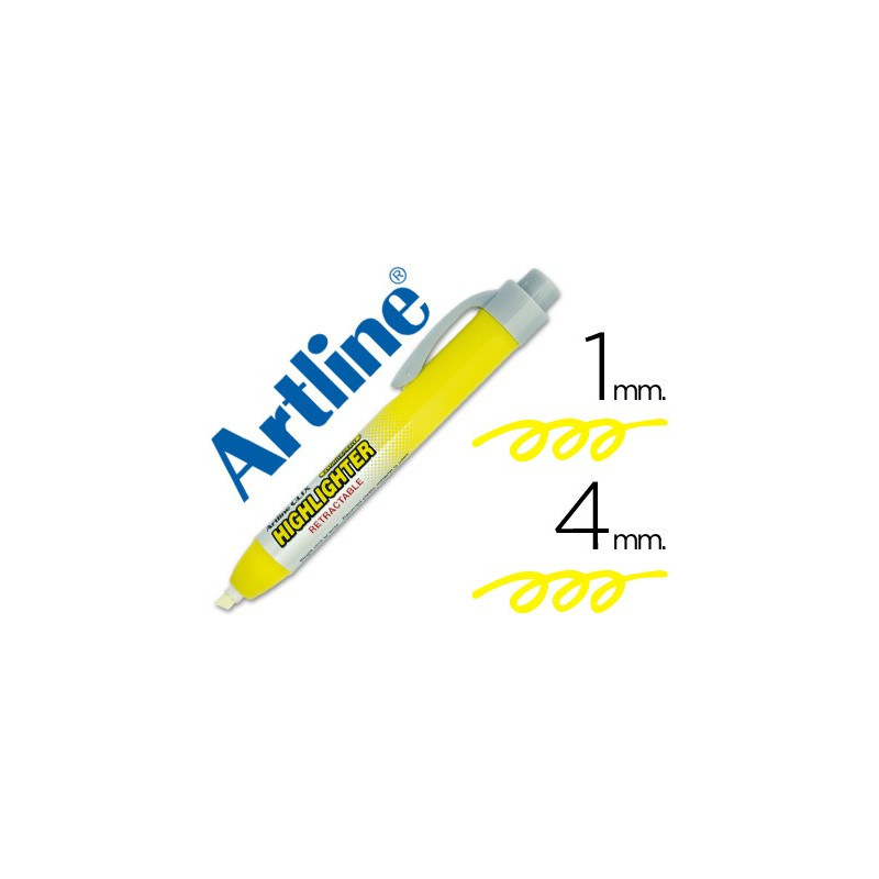 Marcador fluorescente Artline Clix Ek-63